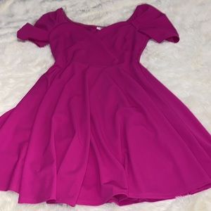 Boutique Retro Style Pink Dress Size 1X
